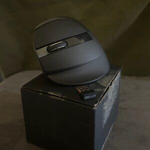 DELUX Left Handed Vertical Mouse